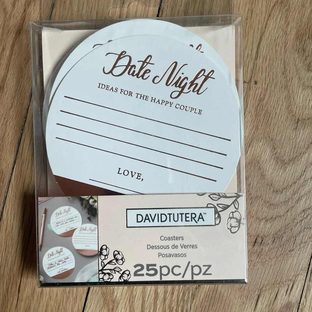 14 David Tutera Whimsical Coasters Set